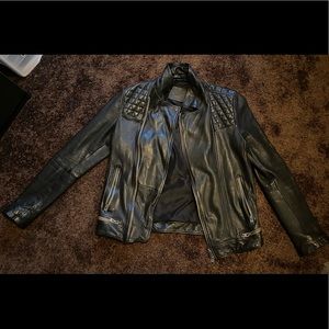 Allsaints leather jacket (CONROY LEATHER BIKER JACKET size M)